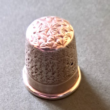 Antique Charles Horner Silver Thimble Chester 1891 Hallmark picture