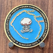 Enewetak Atoll Nuclear Test Marshall Islands Engineer Challenge Coin 1#40 picture