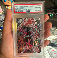 PSA 10 Super Dragon Ball Heroes Secret Rare Goku Black & Vegeta UGM7/BM8 picture