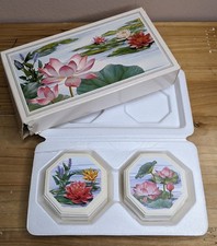 80s Vintage Avon Soap Set Tropical Flowers Perfumed Floral Scented Collectable picture