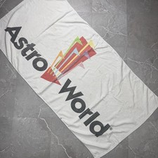 Vintage 80s Astroworld Beach towel 55x30 Amusement park Astro picture