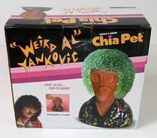 Chia Pet Weird Al Yankovic Open Box w/Torn Flap Closure Unused picture