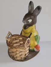 Vtg US Zone Germany Easter Bunny With Basket 5.5