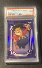 2024 Topps Chrome Disney Purple Refractor #71 Stinky Pete 145/199 PSA 9 MINT picture