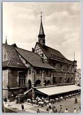 RPPC c1960s Gottingen Germany Atles Rathaus Cafe Old Town Hall Postcard picture