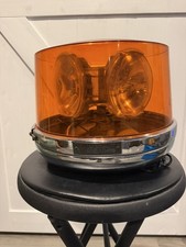 Vintage Dietz 7-11 4 bulb Beacon Light With Amber Dome picture