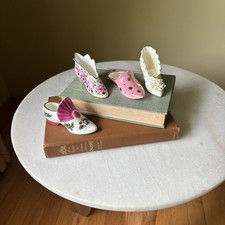 Vintage Coalport Compton & Woodhouse Bone China Shoe Collection England Ornate picture