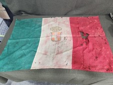 WWII ITALIAN Battle Flag Ww2 26x41 AFRIKAKORP NORTH AFRICA ITALY picture