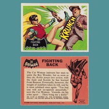 Original 1966 Topps Batman • Black Bat Logo • 4-Card Bundle for nobids61 picture