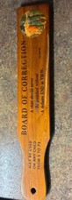 VINTAGE BOARD OF CORRECTION WOODEN SPANKING PADDLE 17-5/8