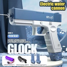 Standard-Blue Electric Water Gun Rechargeable Automatic & Manual Spray Gun picture