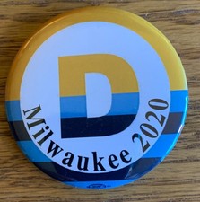 Democratic National Convertion 2020 Milwaukee Button picture