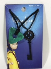New Coraline Key & Seeing Stone Necklace Set Of 2 picture
