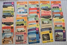 Massive lot of state tour series viewmaster view-master Reels packs packets sets picture