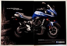 2007 Yamaha FZ6 Naked Sportbike Original Magazine Print Ad picture