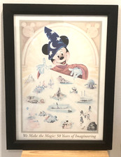JOHN HENCH SIGNED DISNEY WDI IMAGINEERING 50TH ANNIVERSARY PRINT 1130/6000 COA picture