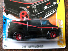 Hot Wheels 2011 New Models Series Black & Red GMC 