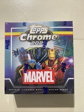 2026 TOPPS CHROME MARVEL COMICS MEGA BOX (56 Cards) Brand New Factory Sealed  picture