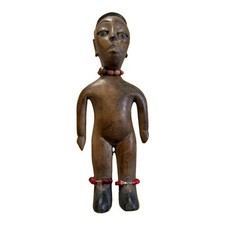 Antique Africa Tanzania Sukuma Nyaméz Carved Wood Puppet Doll picture