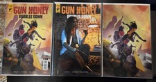 Titan Comics Gun Honey: Doubles Down #4 Variant Cover Alex Ronald Set of 3 picture