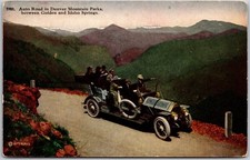 Auto Road in Denver Mountain Parks, Colorado - Postcard picture