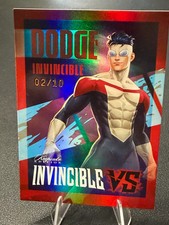 2026 Invincible VS Invincible #129 Red Holo Parallel 02/10 + Free Pack picture