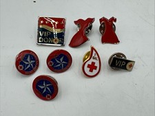 American Red Cross Red Cross Theme Lot of Enamel Pins, Pinbacks & Lapel Pins picture