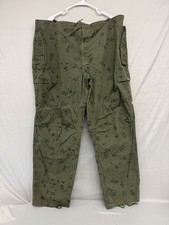 Vintage 1990 USGI Desert Night Camo Trousers Overpants XL Long DNC Gulf War picture