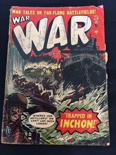 Vtg War Comic Book Vol 1 No 9 April 1952 USA Comic Military Battle War Complete picture