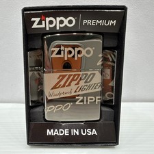 ZIPPO PREVIOUSLY COLLECTED Not Used LOGO  DESIGN Lighter 360 LASER Engraved 2021 picture
