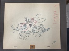 Alice in Wonderland Storyboard March Hare Disney Original Animation Drawing picture
