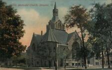 Streator,IL Methodist Church La Salle,Livingston County Illinois Postcard picture