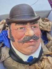 Dr Watson Legend Products Chalkware Head Wall Hanging Made in England VTG 1981 picture