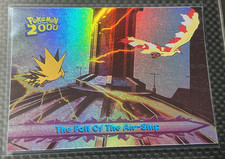 Topps Pokemon the Movie 2000 #40 The Fall of the Air Foil VHTF Blue Logo NM picture