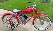 1948 Whizzer Pacemaker Motorized Bicycle RED 24