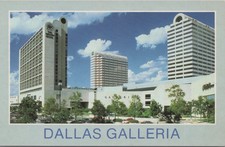 The Galleria Dallas TX Chrome Exterior Shopping Mall Postcard picture