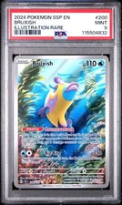 Pokemon Surging Sparks #200 Bruxish PSA 9 picture