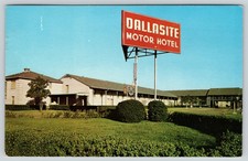 1963 Dallasite Motor Hotel Postcard JFK Motorcade Witness November Dallas TX picture