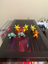 6x Vintage TOMY Pokemon Pencil Topper Figure Lot Pikachu Squirtle Charmander picture