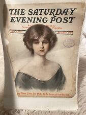 1913 the Saturday evening post paper SIGNED picture