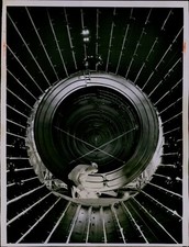 LG830 1963 Original Photo COOL TUNNEL Outer Space Icebox Farmingdale New York picture
