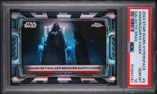 2024 TOPPS STAR WARS HYPERSPACE GALACTIC ERAS #9 ANAKIN/DARTH VADER PSA 10 Pop 1 picture