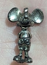 Sterling Vintage MICKEY MOUSE Charm Sterling .925 Sterling Silver, 1970s picture