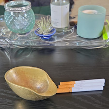 Rare Vintage 1950's Carl Aubock Brass Ashtray  picture
