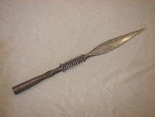 Vintage Ornate Barbed Spear Head Harpoon - Nice picture