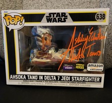 Ashoka Tano In Delta 7 Jedi Starfighter Signed By Ashley Eckstein JSA '25 SDCC  picture