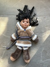 Vintage ace artic circle alaskan inuit girl doll genuine anchorage Alaska doll picture