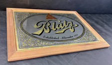 Blatz Beer vintage mirror 1981 G. Heileman Brewing 20 x 14 picture
