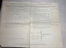 1838 RETURN of the State of the Poor Survey in the Town of Wilmington Mass picture