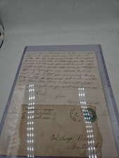 Vintage Letter With Envelope From New Hampshire With 2 Cent Stamp picture